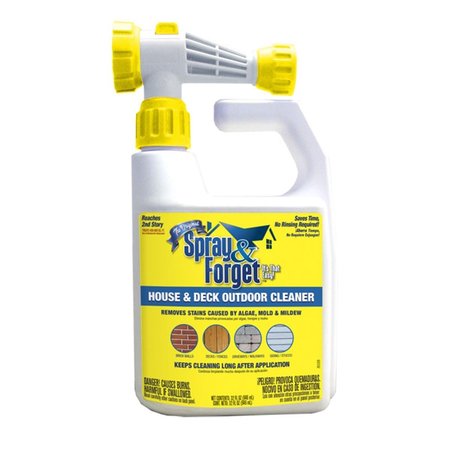 SPRAY & FORGET 32 oz House & Deck Cleaner Liquid - Pack of 6 7002832